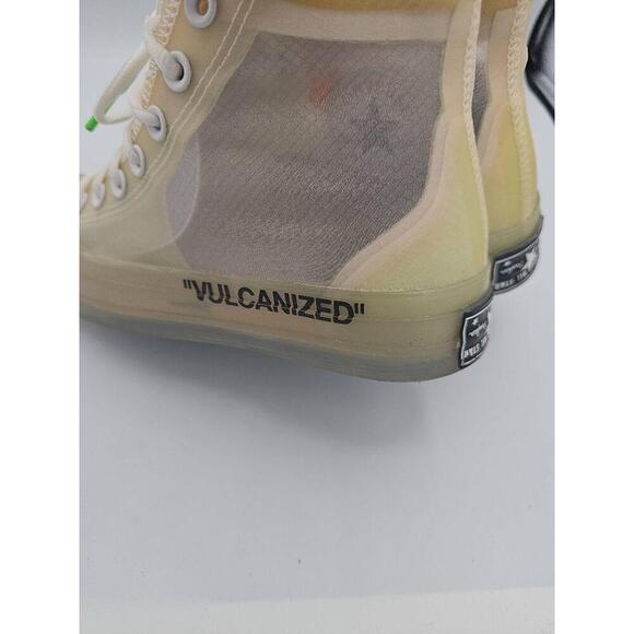 X Converse Chuck 70
"Vulcanized" High-Top Sneakers In White/Clear - Picture 5 of 10